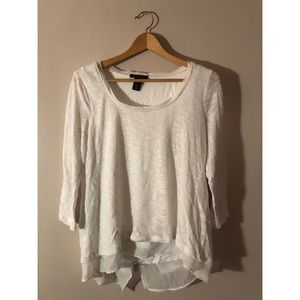 White House Black Market Layered Top